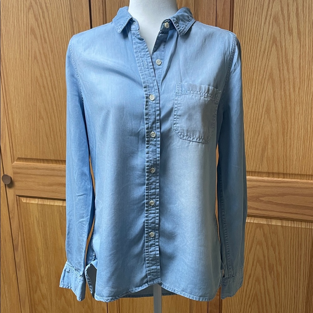 Mossimo Supply Co. Light Blue Denim Shirt